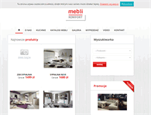 Tablet Screenshot of kopalniamebli.pl